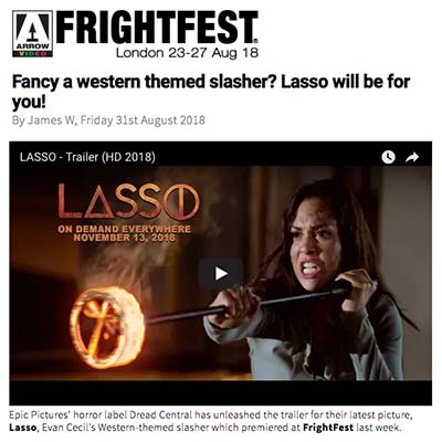 Fancy a western themed slasher? Lasso will be for you!	